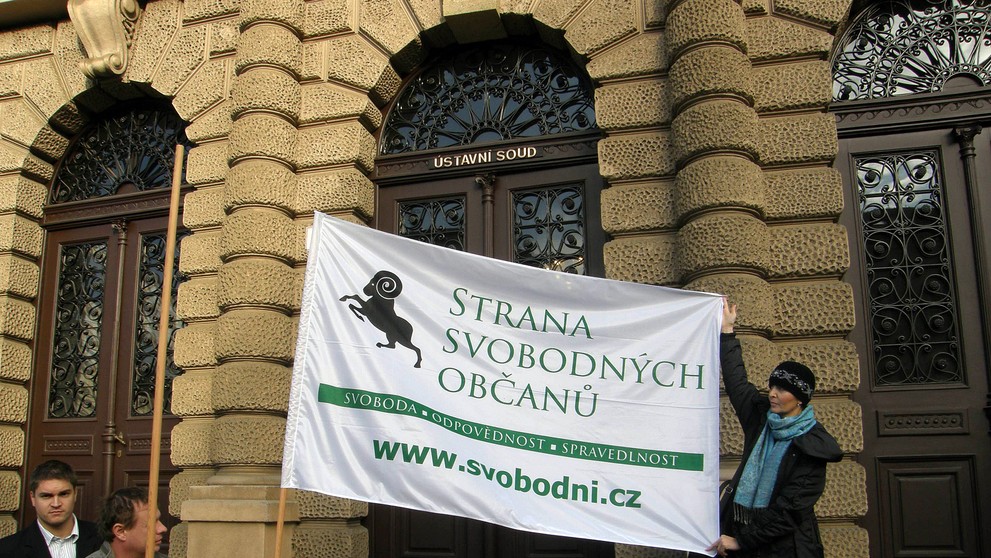 Protesty před Ústavním soudem