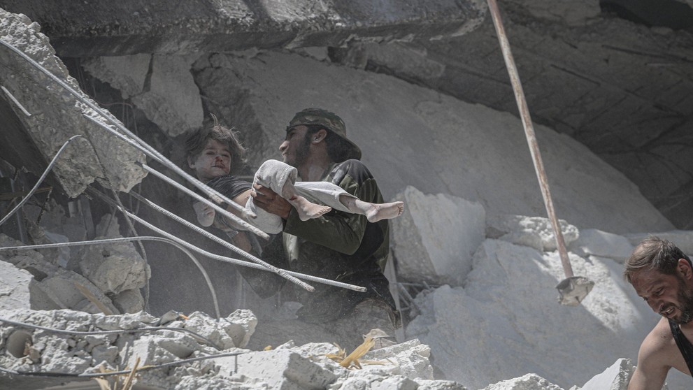 Útok v syrské provincii Idlib. - 2
