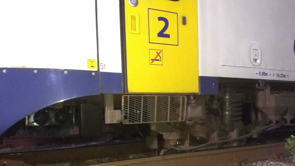 V Medlešicích na Chrudimsku vykolejil vlak - 1