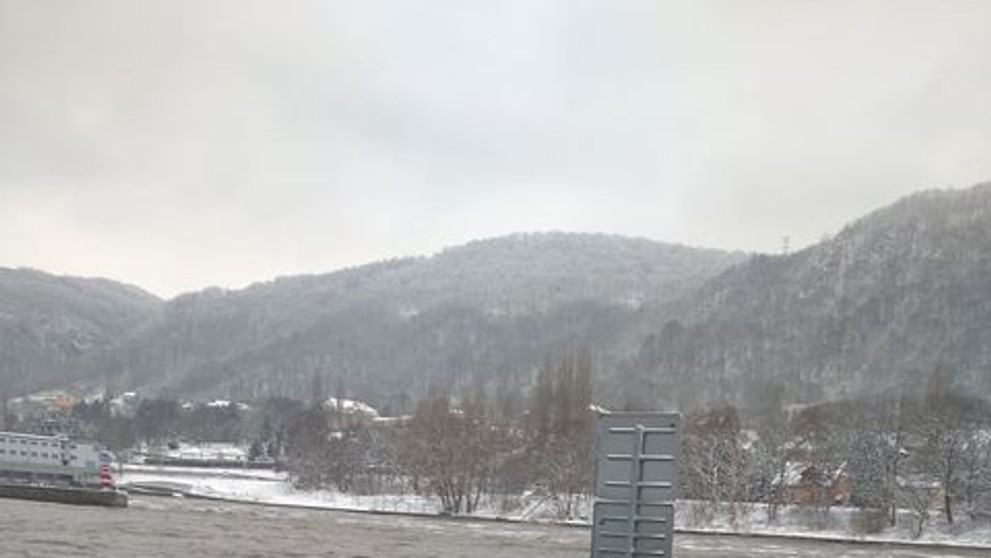 Rozvodněná řeka v Ústí nad Labem - 2