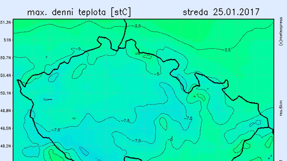 Počasí - středa