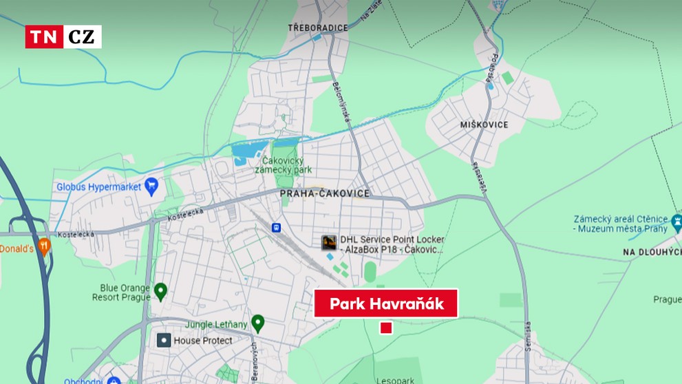 MAPA Park Havraňák