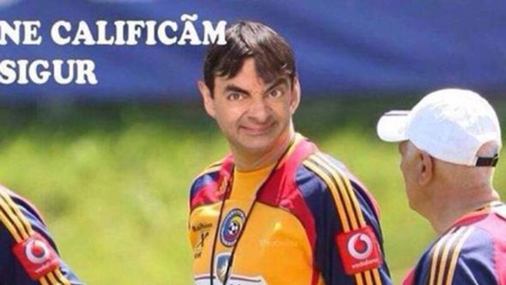 Adrian Mutu a Mr. Bean