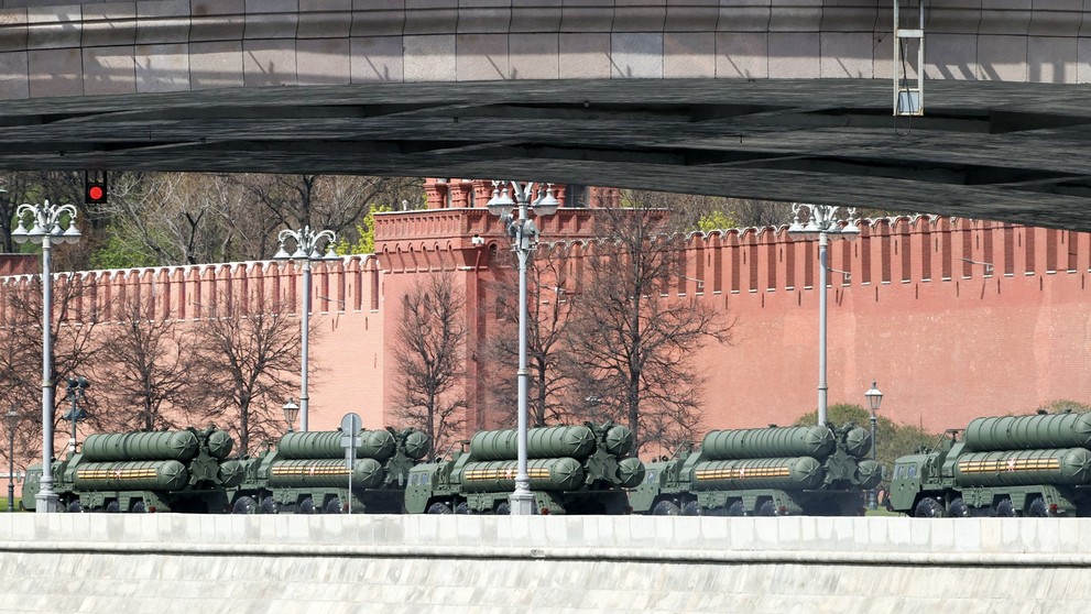 Generálka přehlídky na Den vítězství v Moskvě (7. 5. 2022)