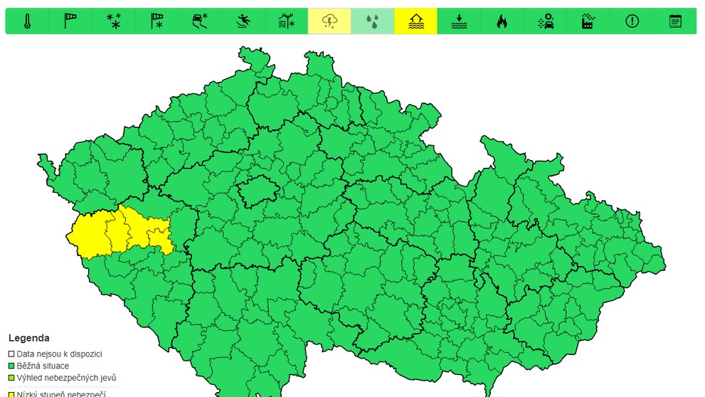 Výstraha před povodní, 30. 5.