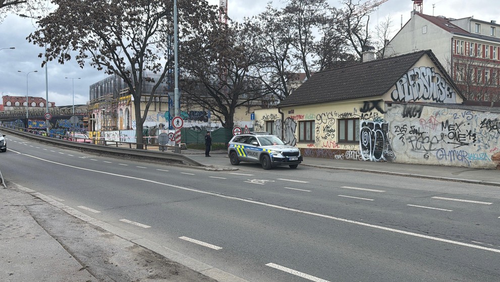 Zásah v Holešovicích