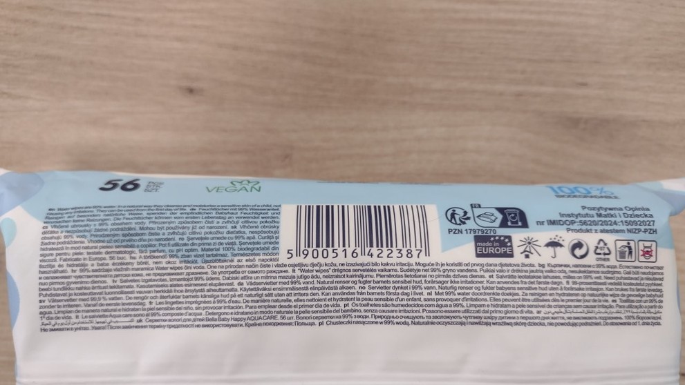 Dětské ubrousky Bella Happy Aqua Care