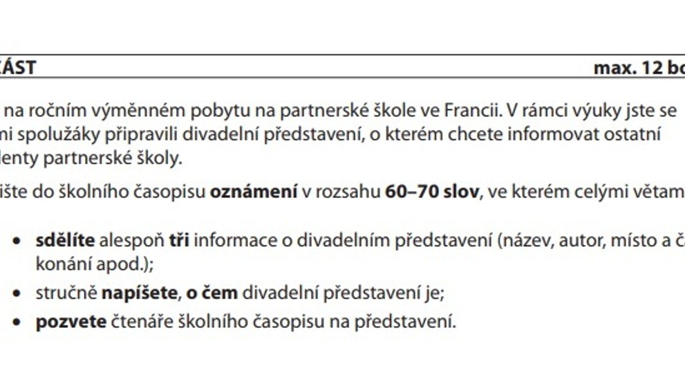 Témata slohovek z cizích jazyků - 4