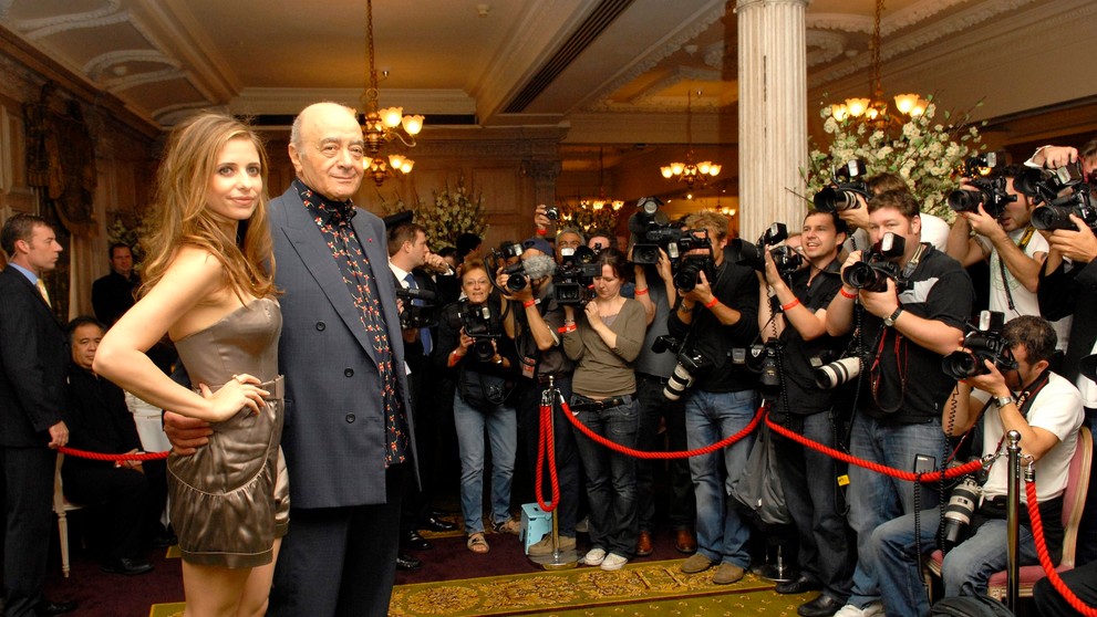 Sarah Michelle Gellar a Mohammed Al Fayed, 2. 7. 2007