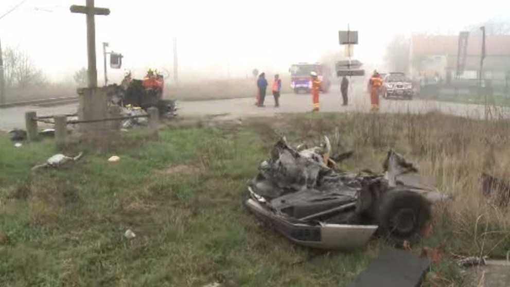 Nehoda Zdeňka Mišáka u Hrdějovic na Českobudějovicku - 1