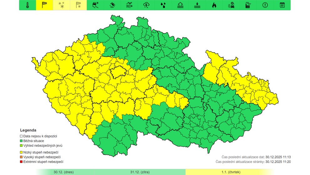 Výstraha ČHMÚ – Silný vítr