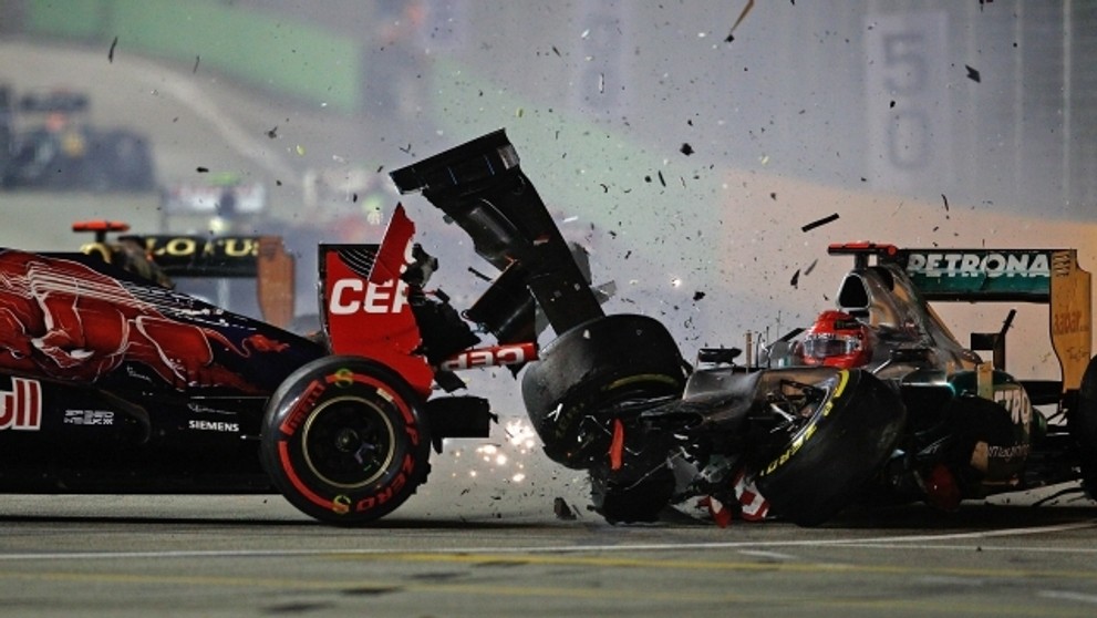 F1 v Singapuru: Jean-Eric Vergne a Michael Schumacher - 8