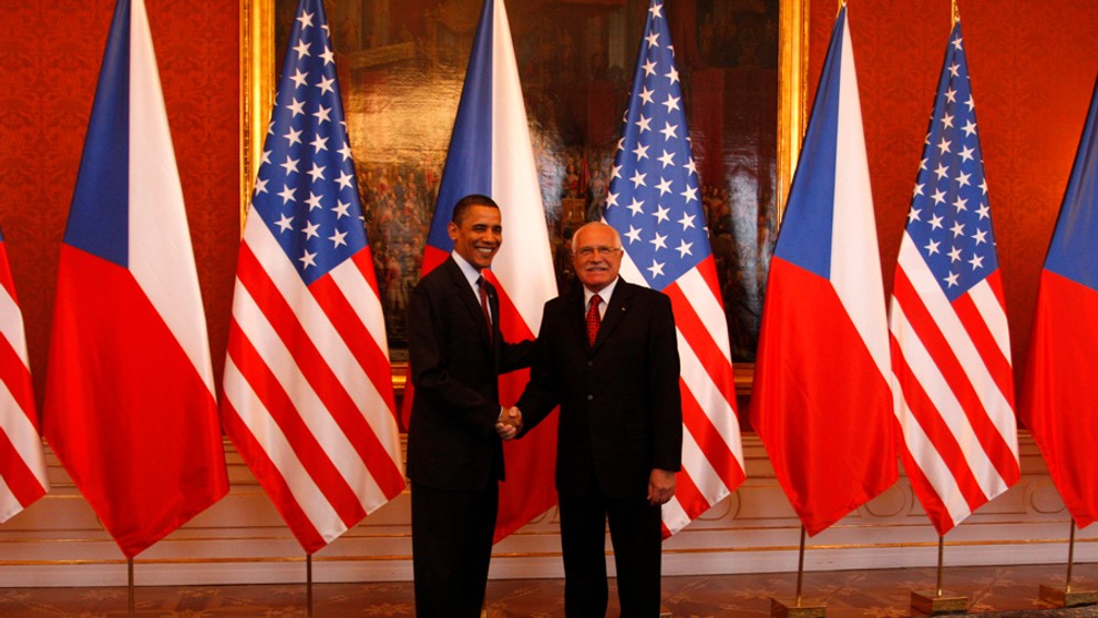 Obama jedná s Klausem-4