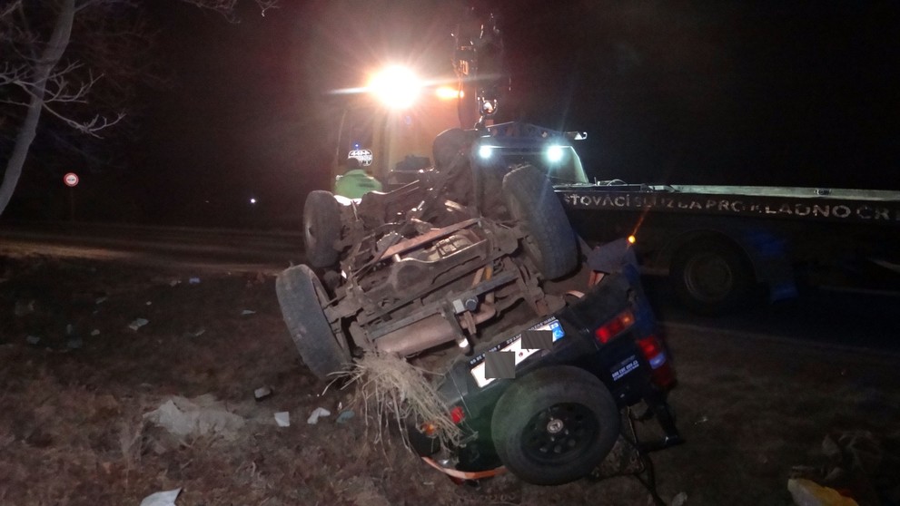 Terénní auto nevypadalo po nehodě vůbec dobře