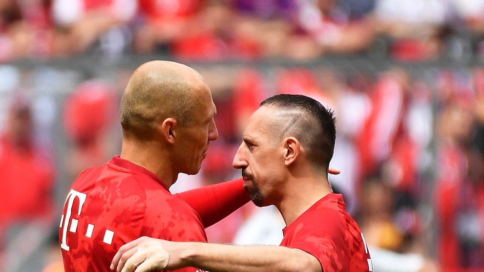 Arjen Robben s Franckem Ribérym