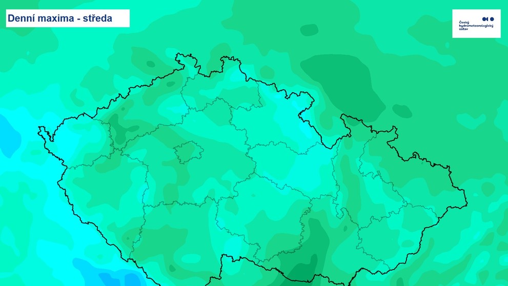 Denní maxima - středa