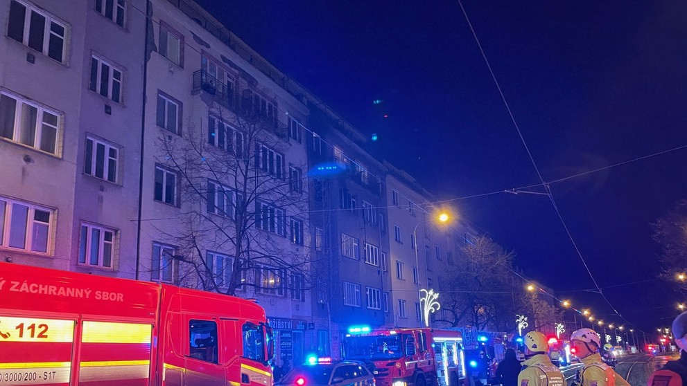 Požár ve Vršovicích
