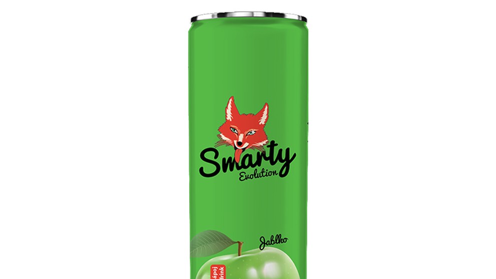 Recyklování plechovek - Smarty Evolution Jablko