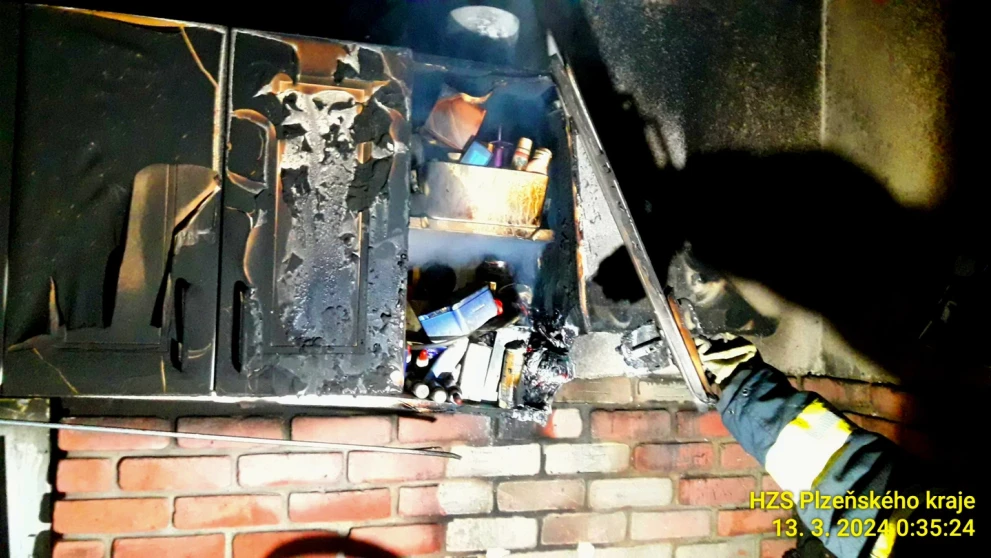 Požár na Klatovsku (1)