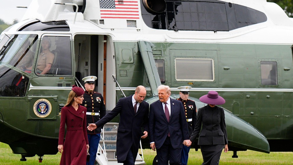Melania Trumpová v klobouku