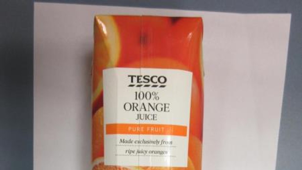 TESCO 100% ORANGE JUICE