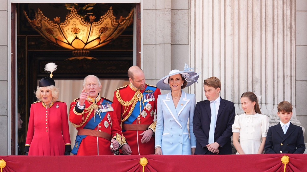 Královská rodina na Trooping the Colour 2026
