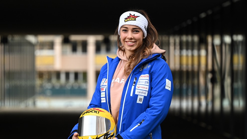 Česká skeletonistka Anna Fernstädtová