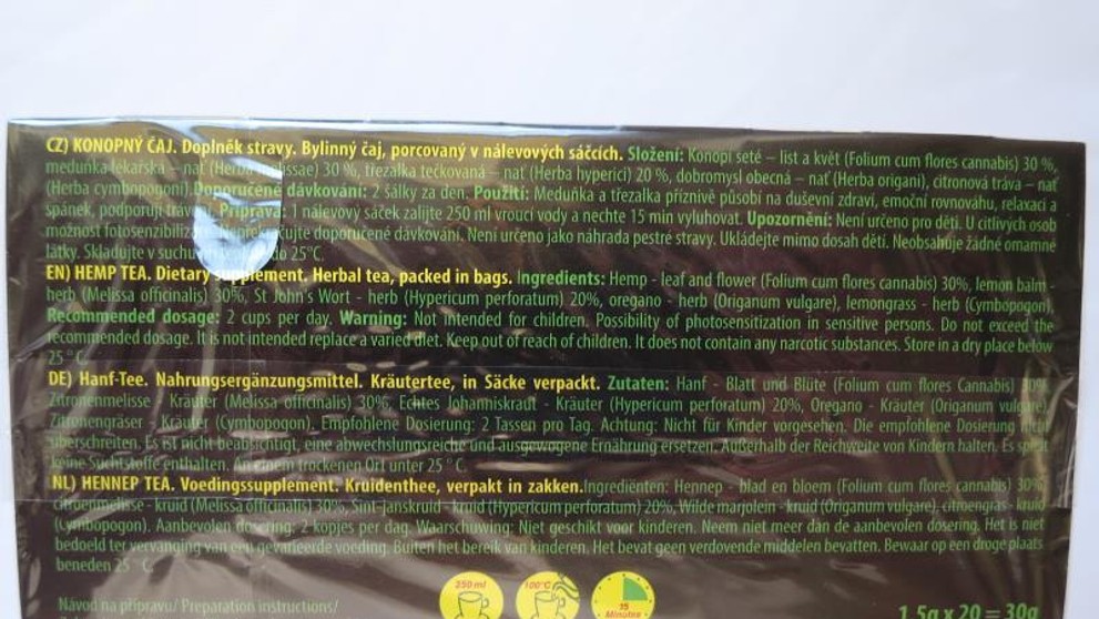 Čaj s vysokým obsahem THC - 4