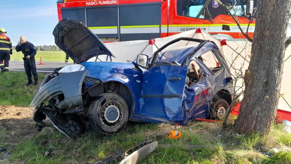 Dopravní nehoda na Děčínsku