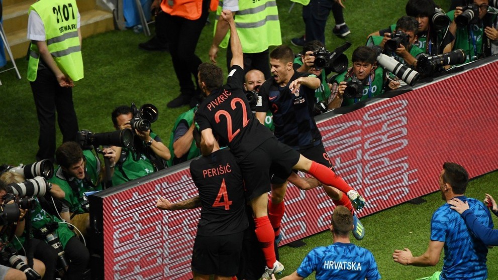 Radost chorvastkých fotbalistů