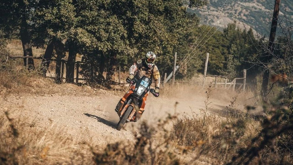 Martin na trase Serres Rally