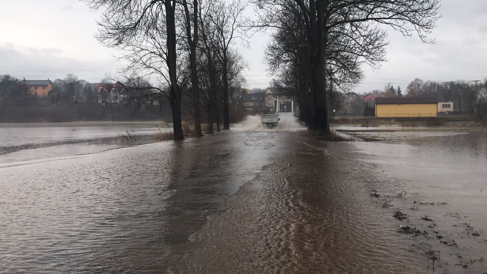 Povodňová situace v Bakově nad Jizerou - 1