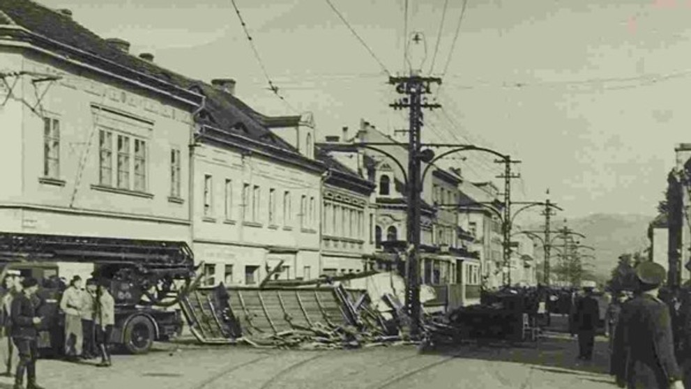 Tramvajové neštěstí na Bukově (1947) - 2