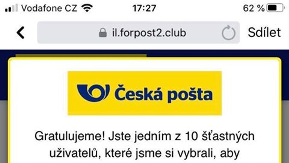 Podvodná soutěž o telefony
