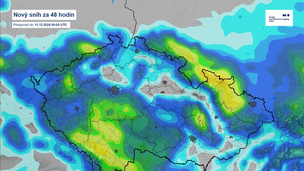 Nový sníh za 48 hodin
