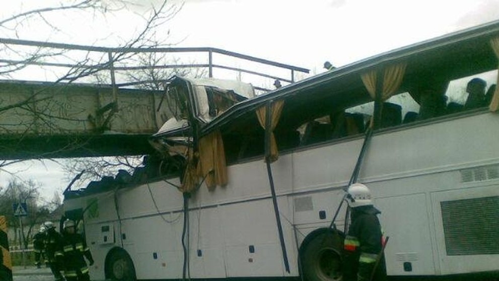 Nehoda autobusu v Polsku