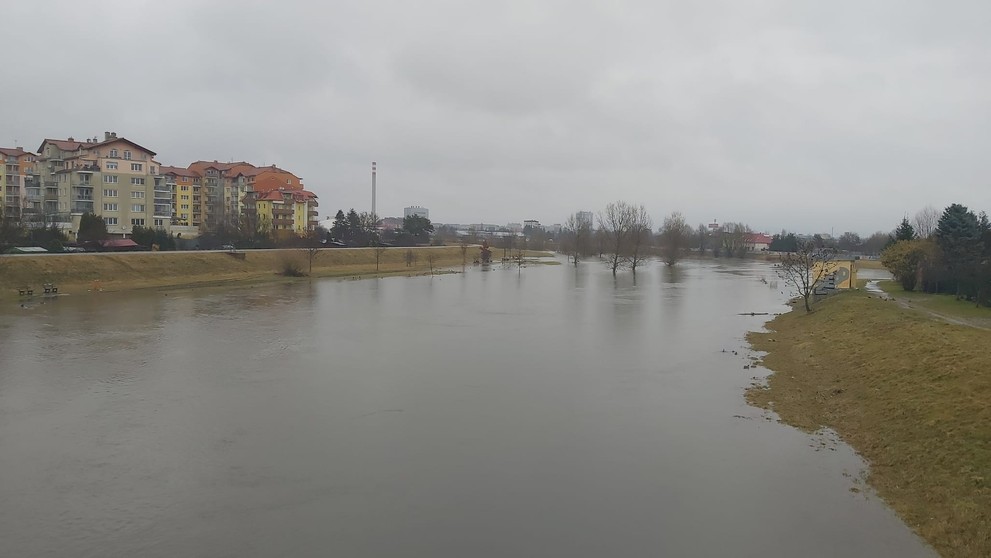 Řeka Morava v Olomouci