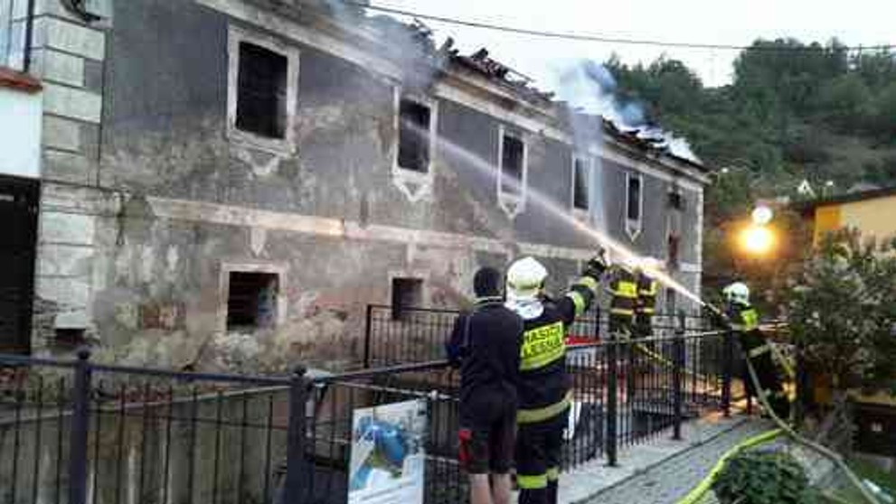 Požár domu ve Vranově nad Dyjí - 3