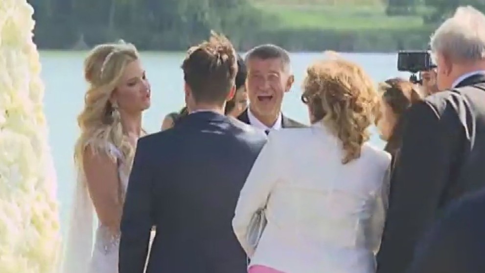 Svatba Andreje Babiše a Moniky Babišové