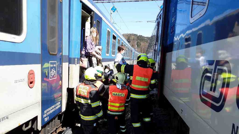 Požár lokomotivy na Šumpersku - 3