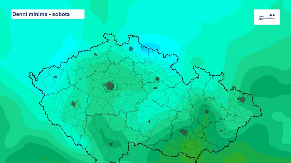 Ranní minima sobota