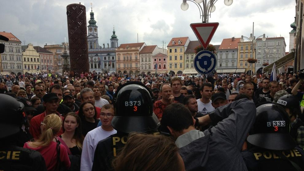 Demonstrace v Českých Budějovicích - 3