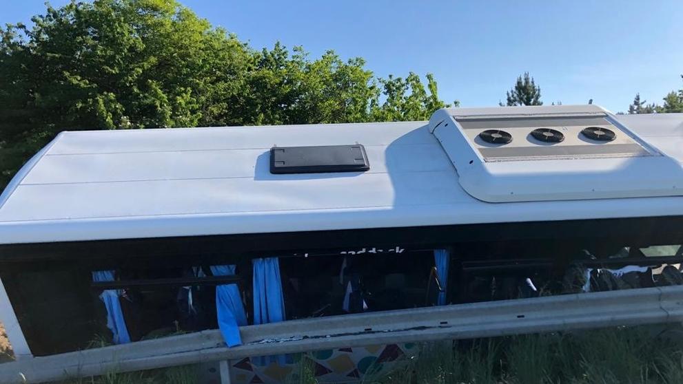 Nehoda autobusu na Slovensku (1)