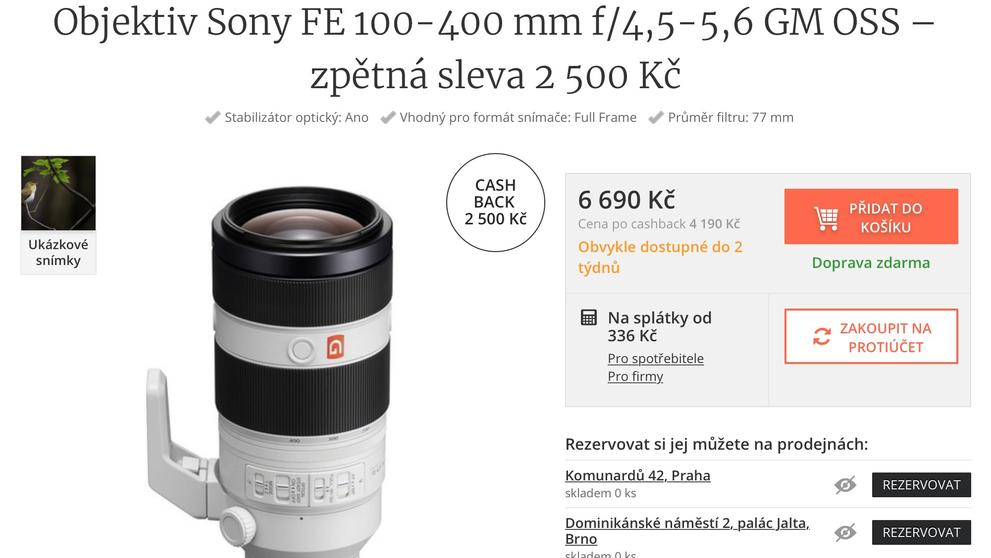 Zlevněné foťáky a objektivy - 4
