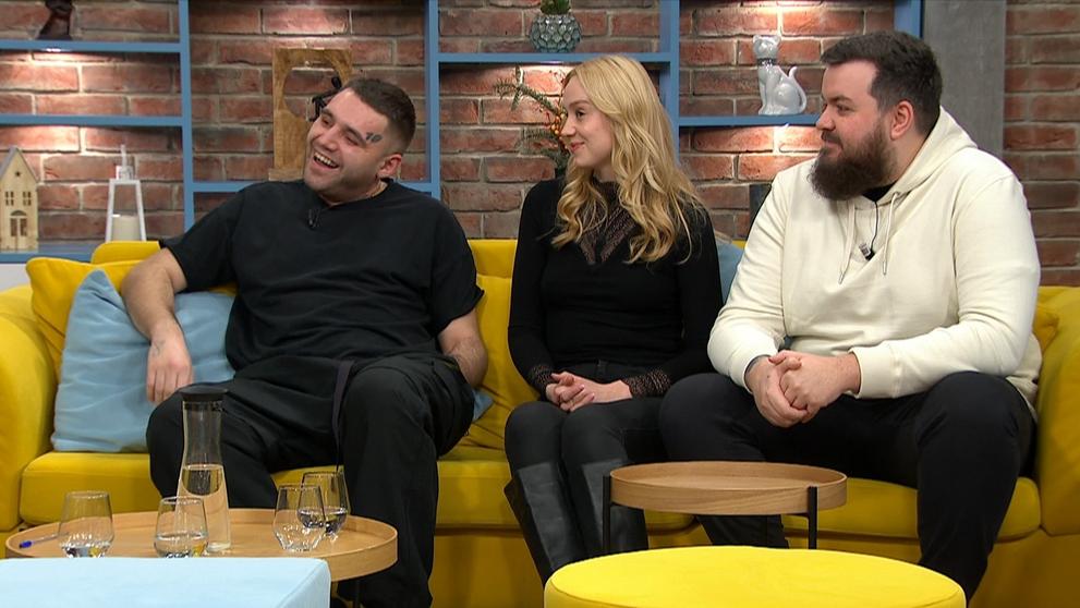 Adam Rohony a Anna Kadeřávková ve Snídani