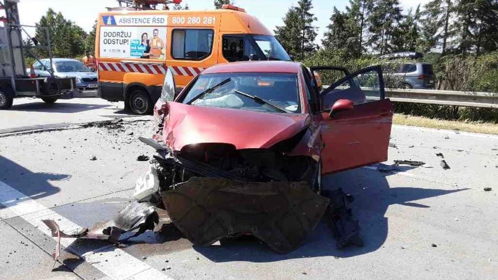 Řetězová nehoda na D35 - 4