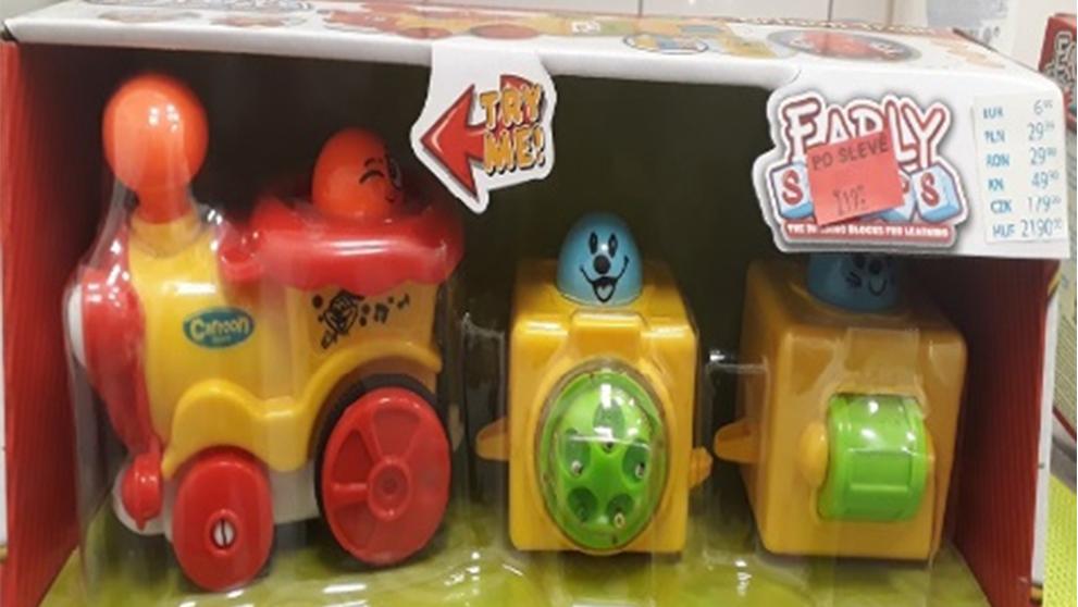 Kontrola bezpečnosti elektrických hraček - Veselý vláček