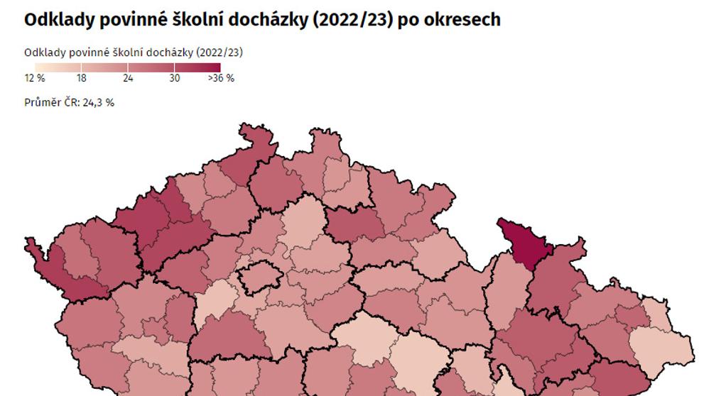 PAQ research Údaje o odkladech školní docházky (3)