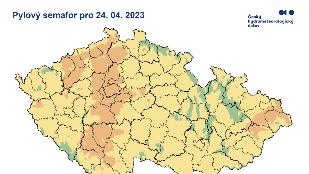 Pylový semafor pro 24. 4. 2023
