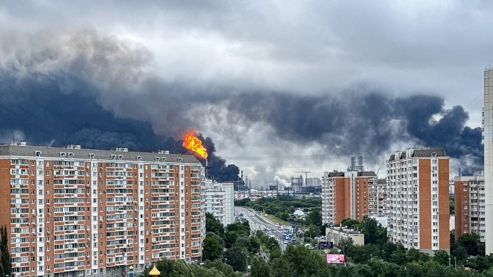 Kouř nad Moskvou
